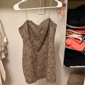 Urban outfitters cheetah mini dress
